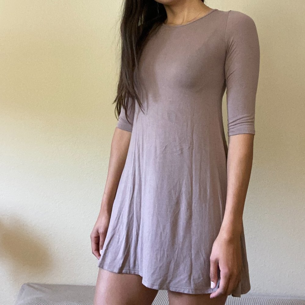 Beige Dress